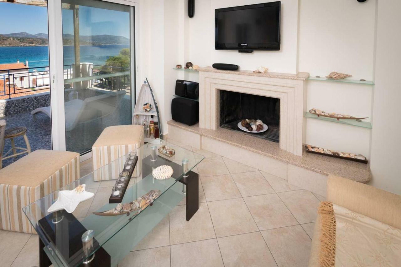 Seaview Flat Steps To The Beach Karavostasi  Exterior foto